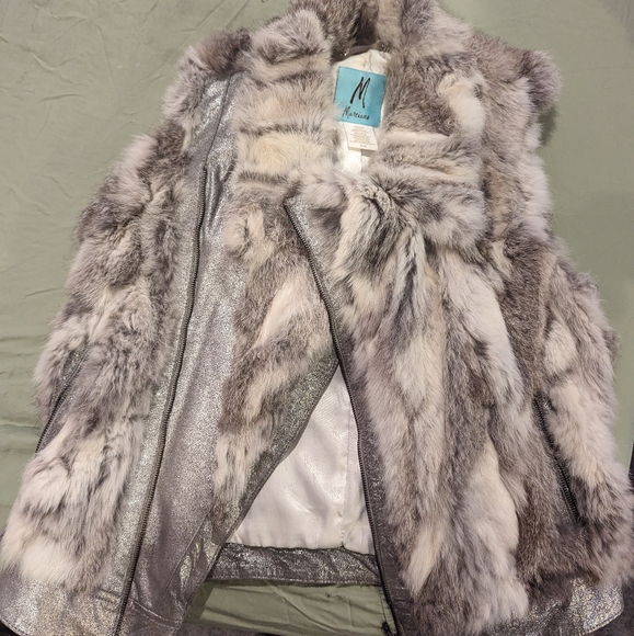 Genuine rabbit fur vest - Picture 1 of 5